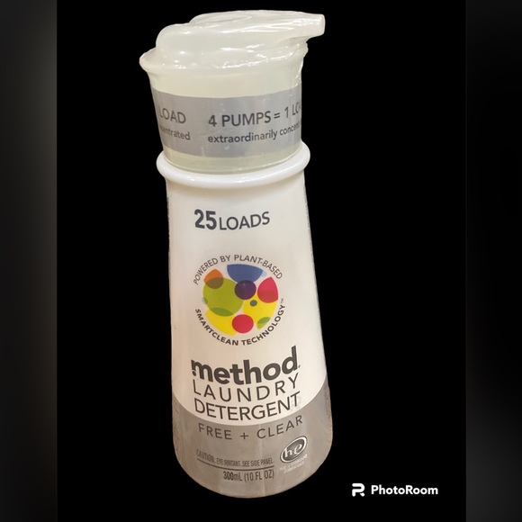 method Other Method Laundry Detergent Pump Hypoallergenic Free Clear 30ml 0 Fl Oz New Poshmark